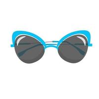 Cartoon Sunglasses. Vector illustration.