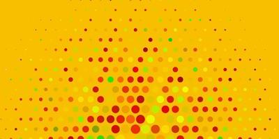 Light Green, Yellow vector template with circles.