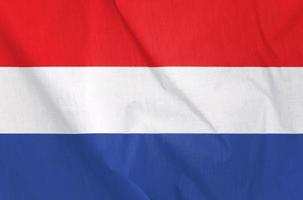 Fabric Flag of Netherlands photo