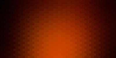 Telón de fondo de vector naranja oscuro con rectángulos.