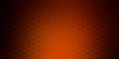 Dark Orange vector backdrop with rectangles.