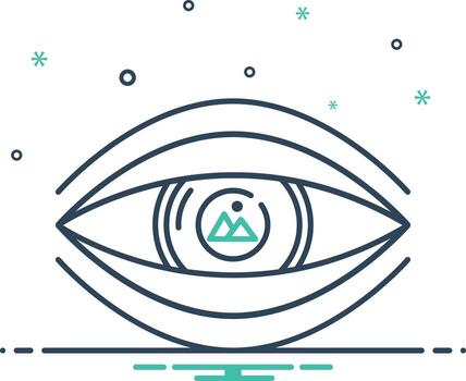 Mix icon for visualization vector