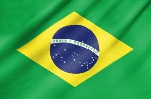 Fabric Flag of Brazil photo