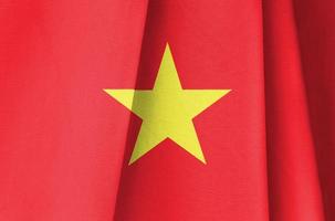 Fabric Flag of Vietnam photo
