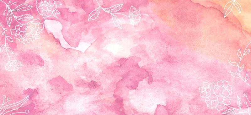 Pink Watercolor Background