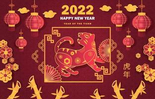 feliz año nuevo chino fondo vector