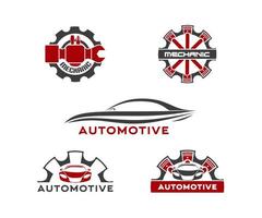 colección de logotipos automotrices vector