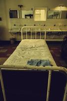 Old hospital beds photo