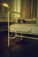 Old hospital beds photo