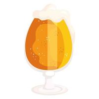 beer cup drink vector