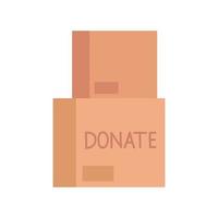 donate boxes carton vector