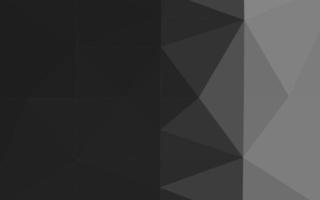 Dark Silver, Gray vector triangle mosaic template.