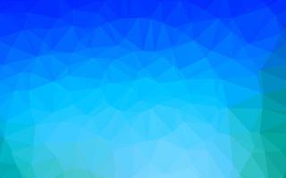 Light BLUE vector polygon abstract background.