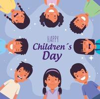 happy childrens day vector