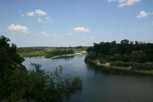 paisaje natural del río foto