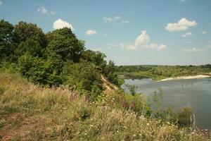 Natural river landscape photo