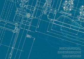 identidad corporativa. Plano. dibujos de ingenieria vectorial vector