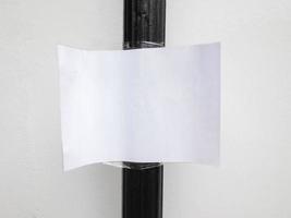 Blank sign with copy space photo