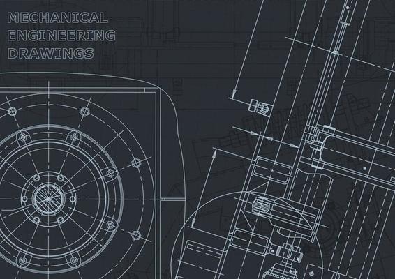 Computer aided design systems. Blueprint. Official style