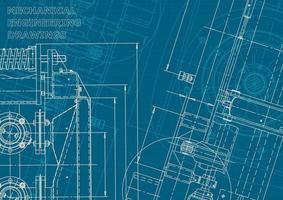 identidad corporativa. Plano. dibujos de ingenieria vectorial vector