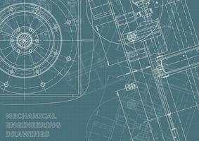 identidad corporativa. Plano. dibujos de ingenieria vectorial vector