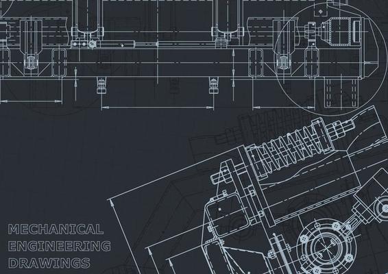 Computer aided design systems. Blueprint. Official style