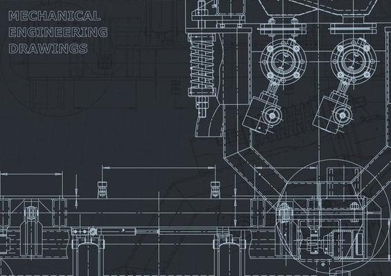 Computer aided design systems. Blueprint. Official style