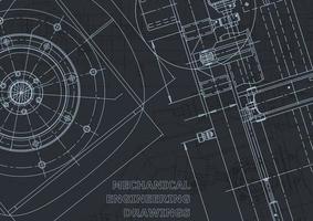 Computer aided design systems. Blueprint. Official style vector