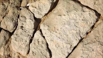 Outdoor stone texture video