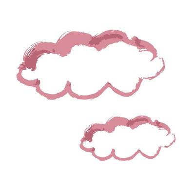 Doodle grunge style icon. Hand drawing paint, brush drawing. Isolated on a white background