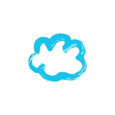 Doodle grunge style icon. Hand drawing paint, brush drawing. Isolated on a white background