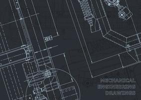 Computer aided design systems. Blueprint. Official style vector