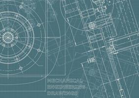 identidad corporativa. Plano. dibujos de ingenieria vectorial vector