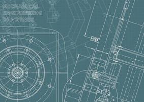 identidad corporativa. Plano. dibujos de ingenieria vectorial vector