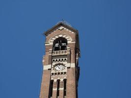 San Giuseppe church steeple in Turin photo