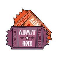 tickets admit event vector