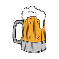 beer mug drink vector