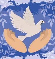 dove of peace vector