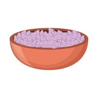 bowl marine salt vector