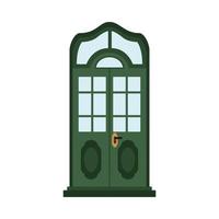 front green door vector