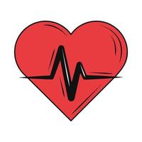 heartbeat medical health vector