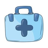 first aid kit icon vector