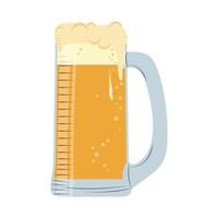 large beer cold drink vector