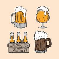 cerveza en estilo vector