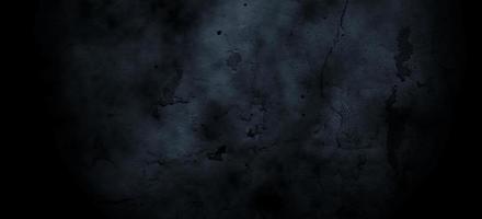 Grunge scary background. Old black Wall Concrete . Horror Cement Texture photo