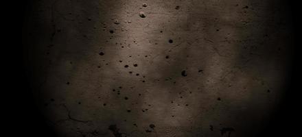 Grunge scary background. Old black Wall Concrete . Horror Cement Texture photo