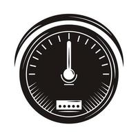 car speedometer measure vector