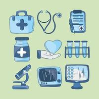 medical health equipment vector