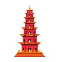 vietnam traditional castle vector