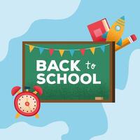 back to school lettering vector